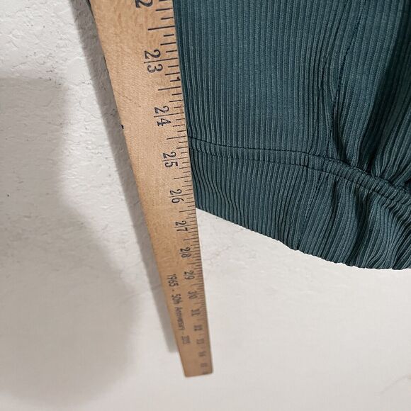 Lululemon Womens Size 14 Brushed Softstreme Ribbed High-Rise Jogger Green Jasper - Picture 8 of 11